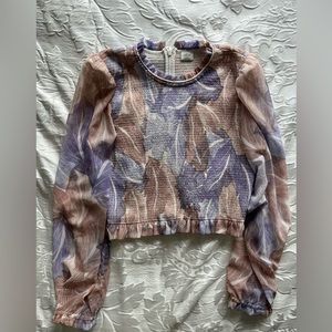 Aritzia longsleeve crop top size medium